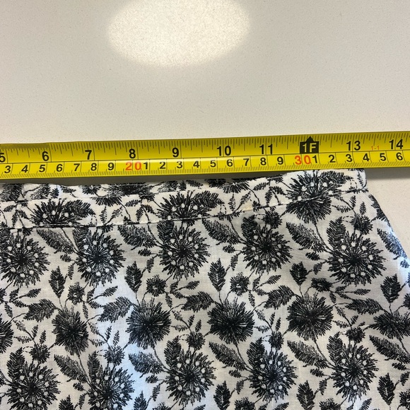 VTG Cristina Gatto Cottagecore Y2K Feminine Floral Parisian Midi LINEN Skirt 📐S - Picture 4 of 7